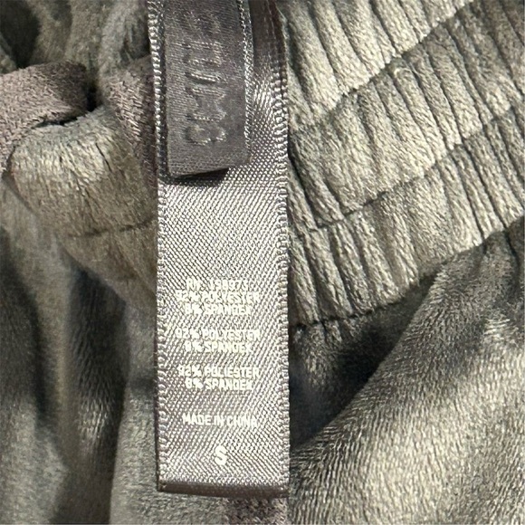 Skims Women's Gray Velour Wide-Leg High Rise Pull-On Pants Size S - Picture 7 of 9